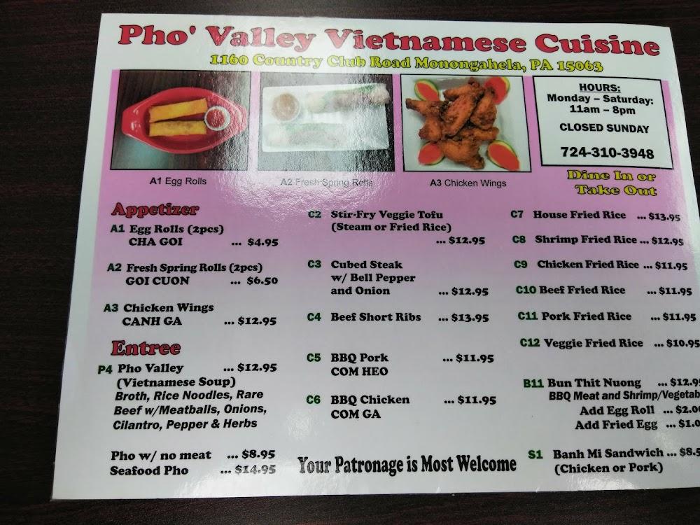 Pho Valley Menu image 3