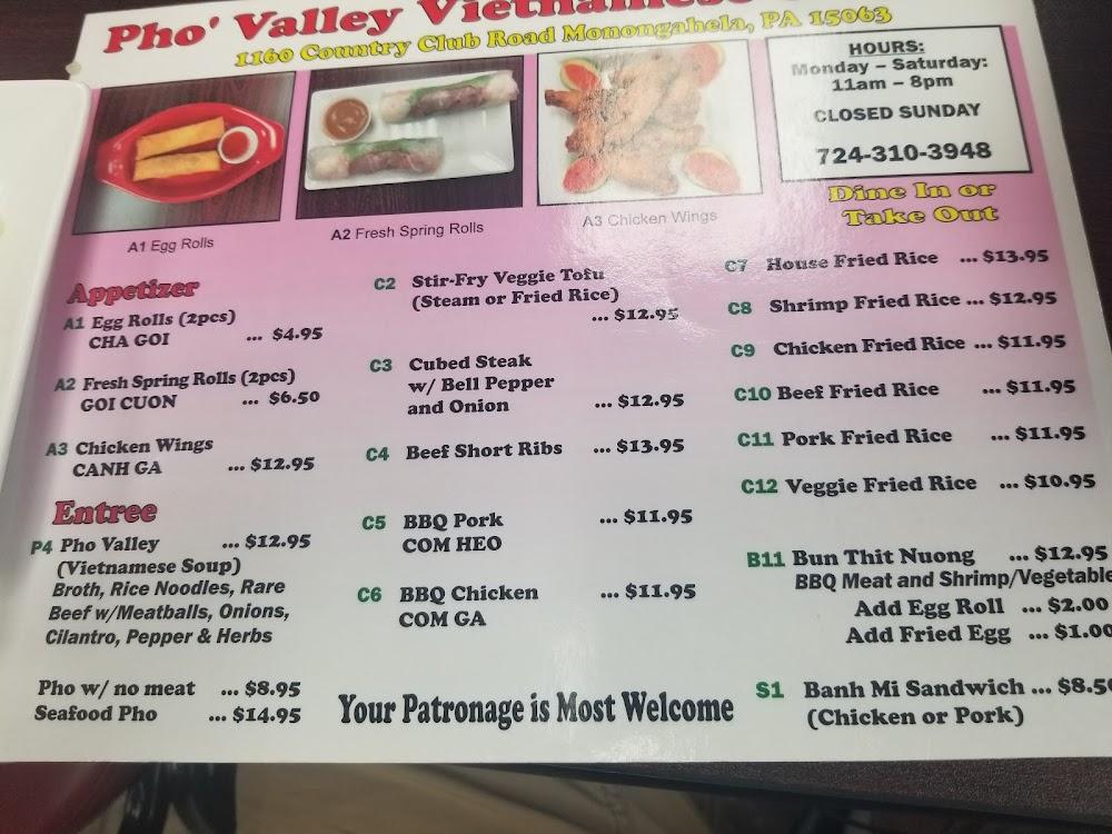 Pho Valley Menu image 4